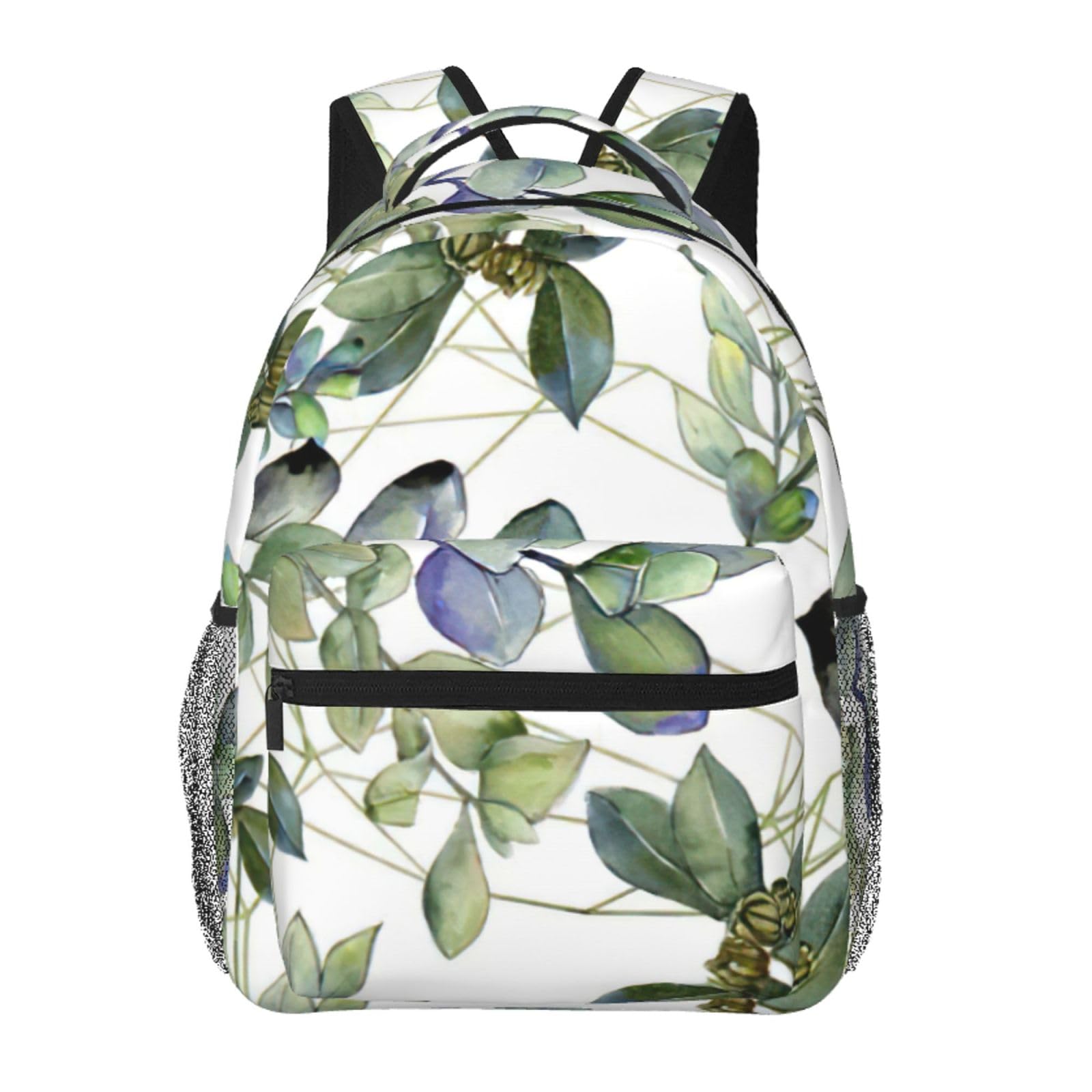 Sac à dos léger eucalyptus vert grand compartiment urbain et loisirs - 6