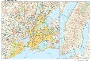 New York Wall Map for Home or Office