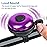 Xthuge Classic Bike Bell, Aluminum Bicycle Bell, Loud Crisp Clear Sound Bicycle Bike Bell for Adults Kids(Blue, Purple-Right Hand Use-2 Pack)
