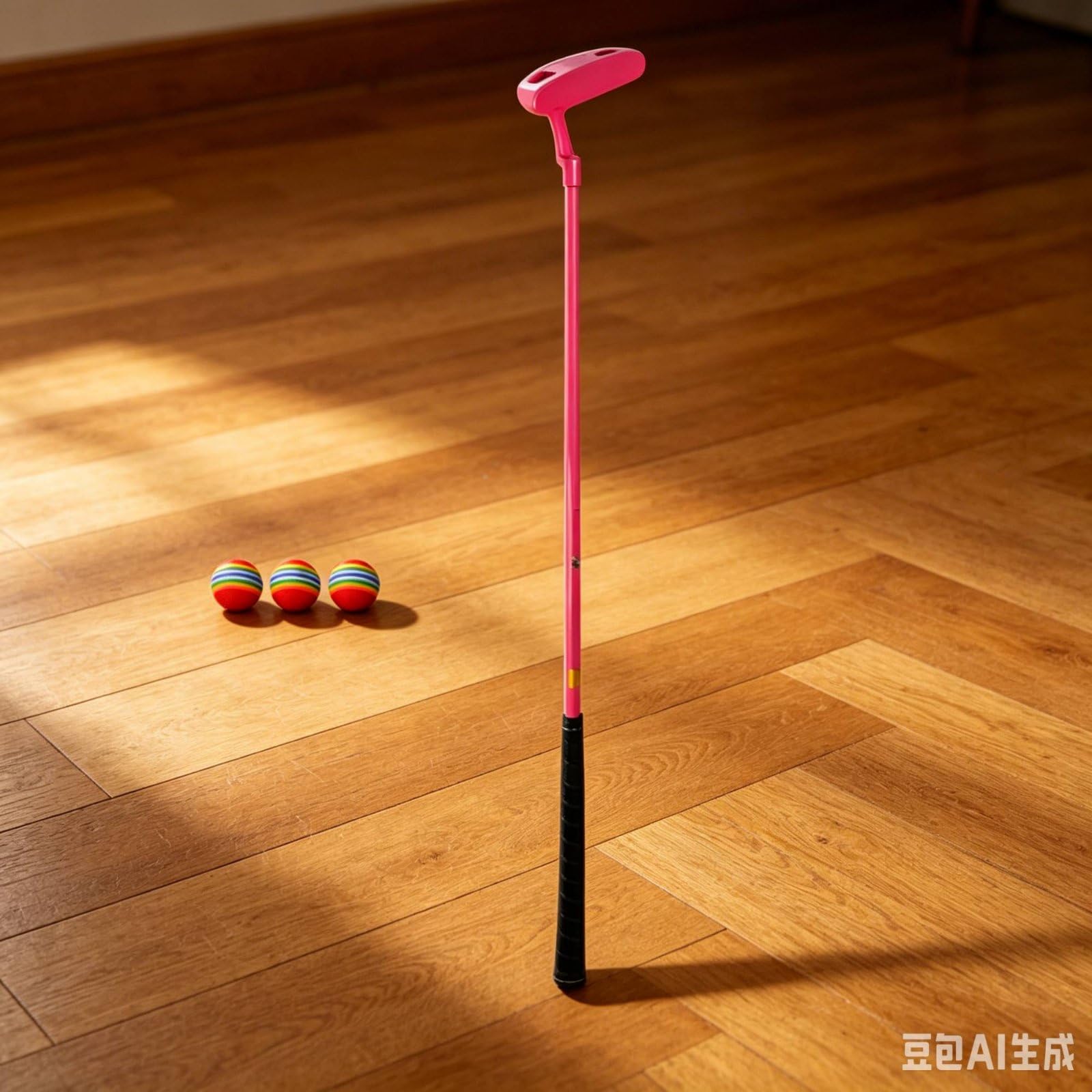 LOVIVER Putter de Golf Infantil Palo Club Infantil Junior Entrenamiento Práctica Principiantes con Aleación Carbono y Empuñadura de Goma Adecuado para Área de Práctica