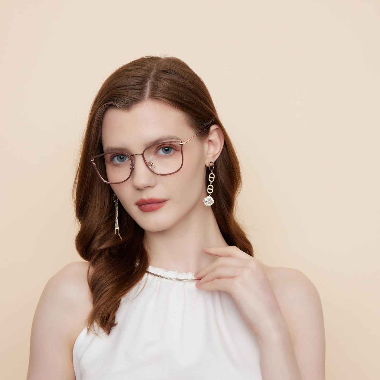 GUDVUE Blue Light Glasses, Computer/Gaming/TV/Phones Glasses for women, Anti Glare/UV400/Eye Strain - Image 4