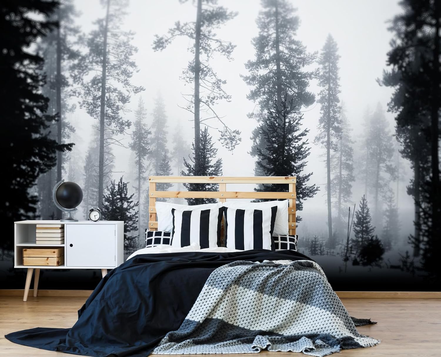 Galaxy Starry Sky Wall Mural Wallpaper for Kids Room Bedroom Living Room(Not Peel and Stick)