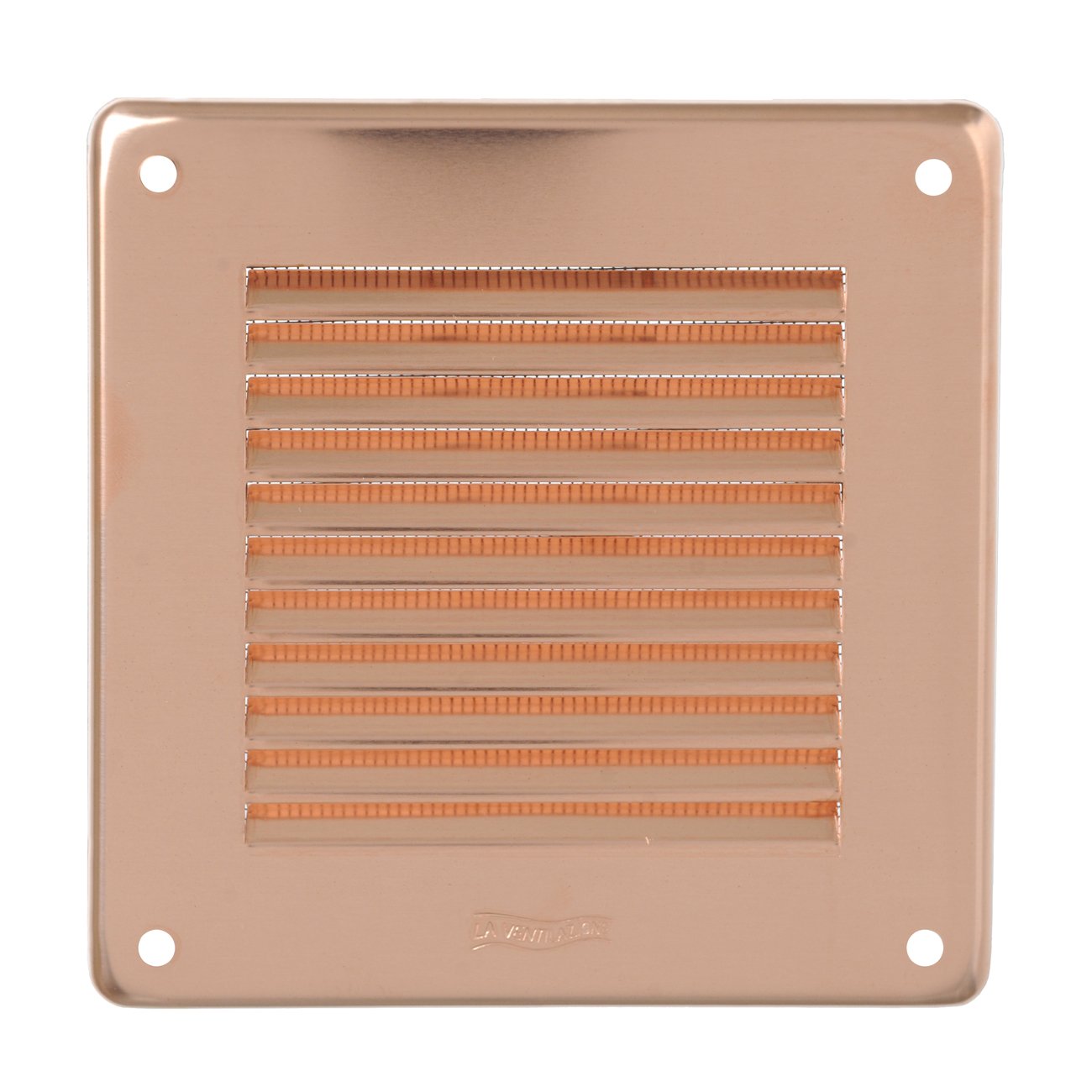 La Ventilazione GRA10R kwadratowa kratka nakładkowa, miedź