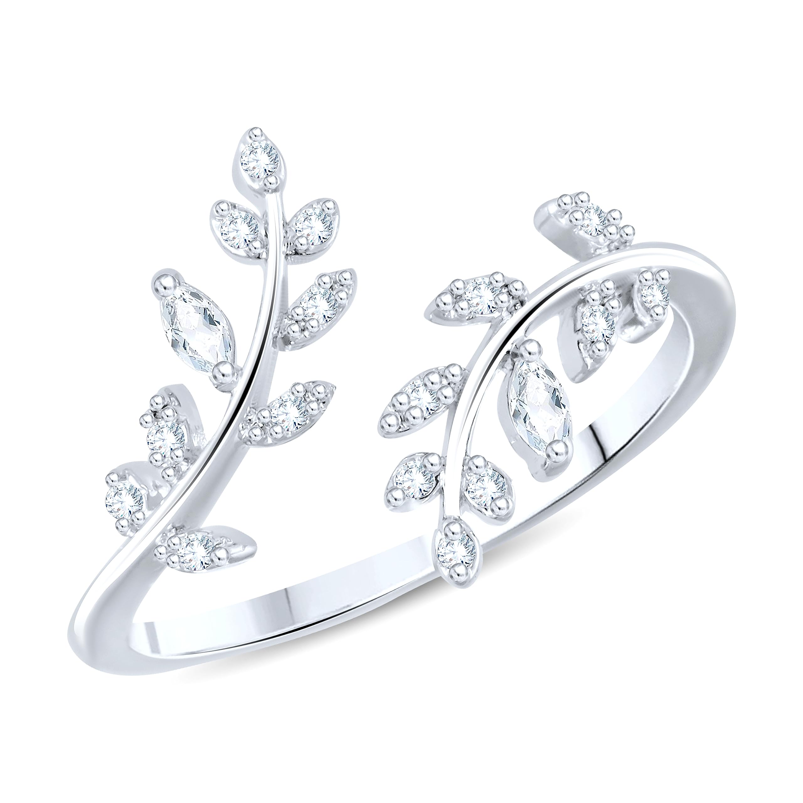 Rings for women girls girlfriend ladies wife sister Evil eye love Heart ring Rose gold ring silver stylish engagement wedding Adjustable promise propose American diamond Finger Ring set ad 878-image-27