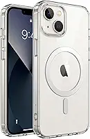 Capa Mag-Safe para [iPhone 13] Capinha Slim Premium com [Proteção de Câmera] Magnetica Clear Case Transparente [Anti-Amarelamento], Compatível com MagSafe, Resistente a Riscos e Anti Impacto