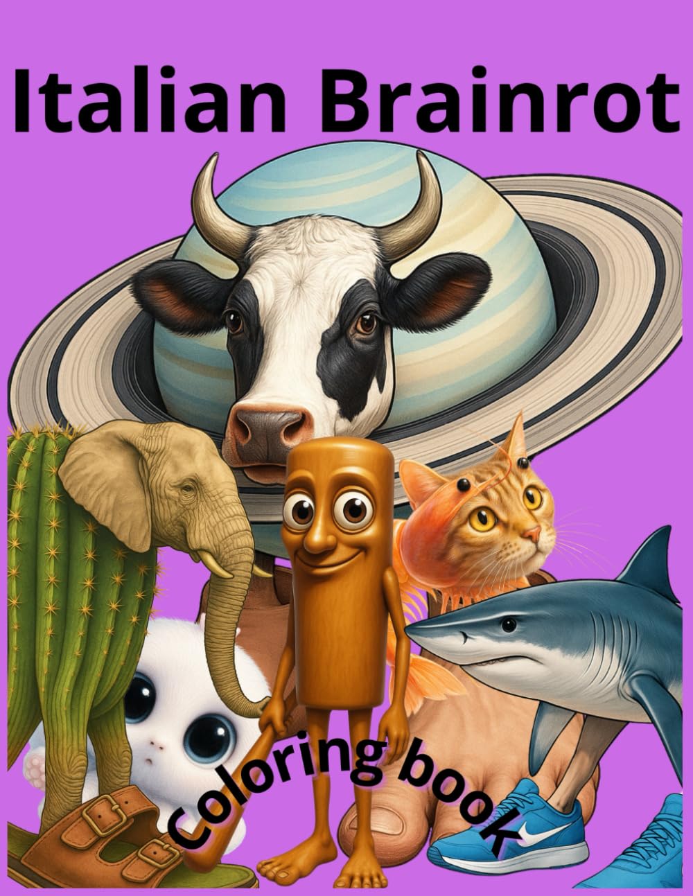 Italian Brainrot: Coloring book
