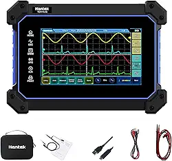 Hantek To1112c tela sensível ao toque osciloscópio digital 2 canais 110mhz hanheld tablet osciloscópio digital + multímetro