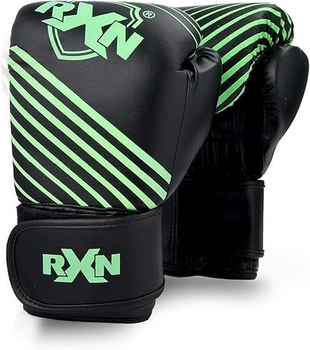 RXN Boxing Gloves for Men & Women, Boxing Training Gloves, Kickboxing Gloves, Punching Gloves, Heavy Bag Workout Gloves for Boxing, Kickboxing,