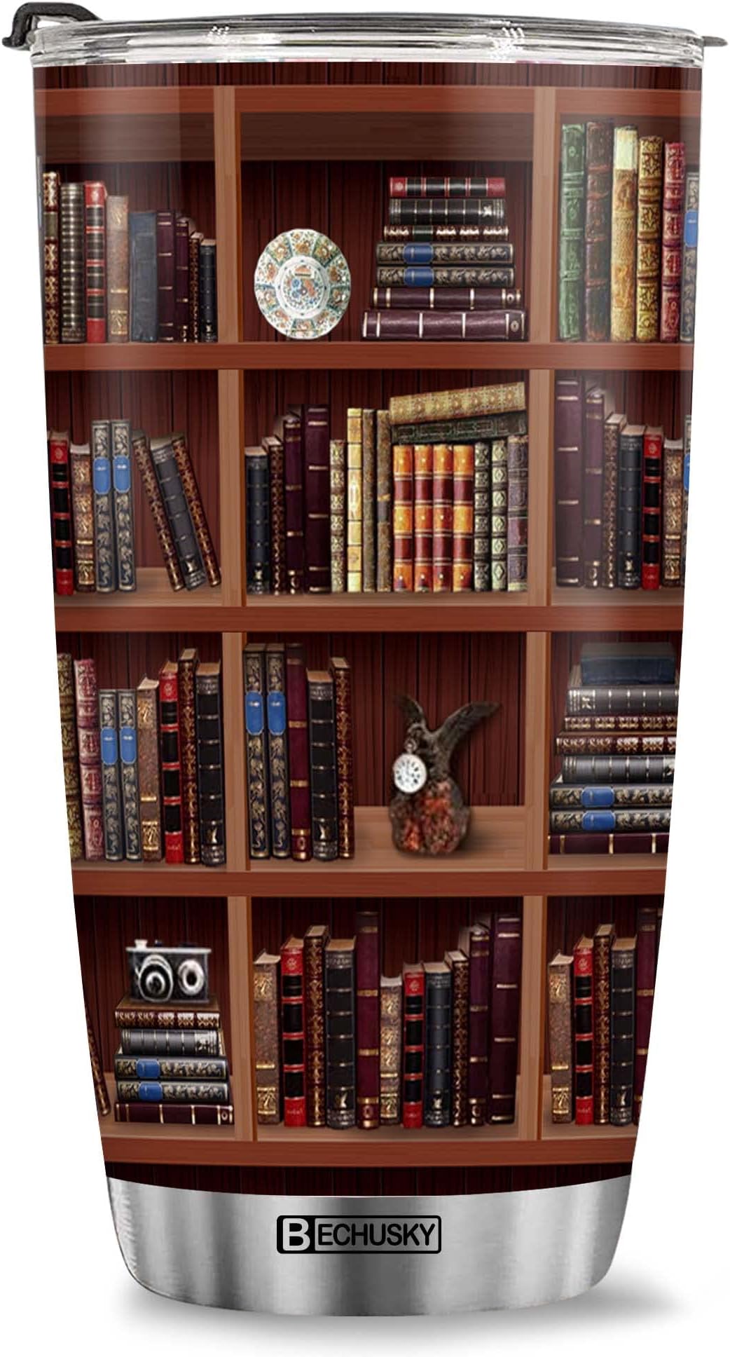 Amazon.com | Book Tumbler Library Travel Mug Book Gifts For Book Lovers ...