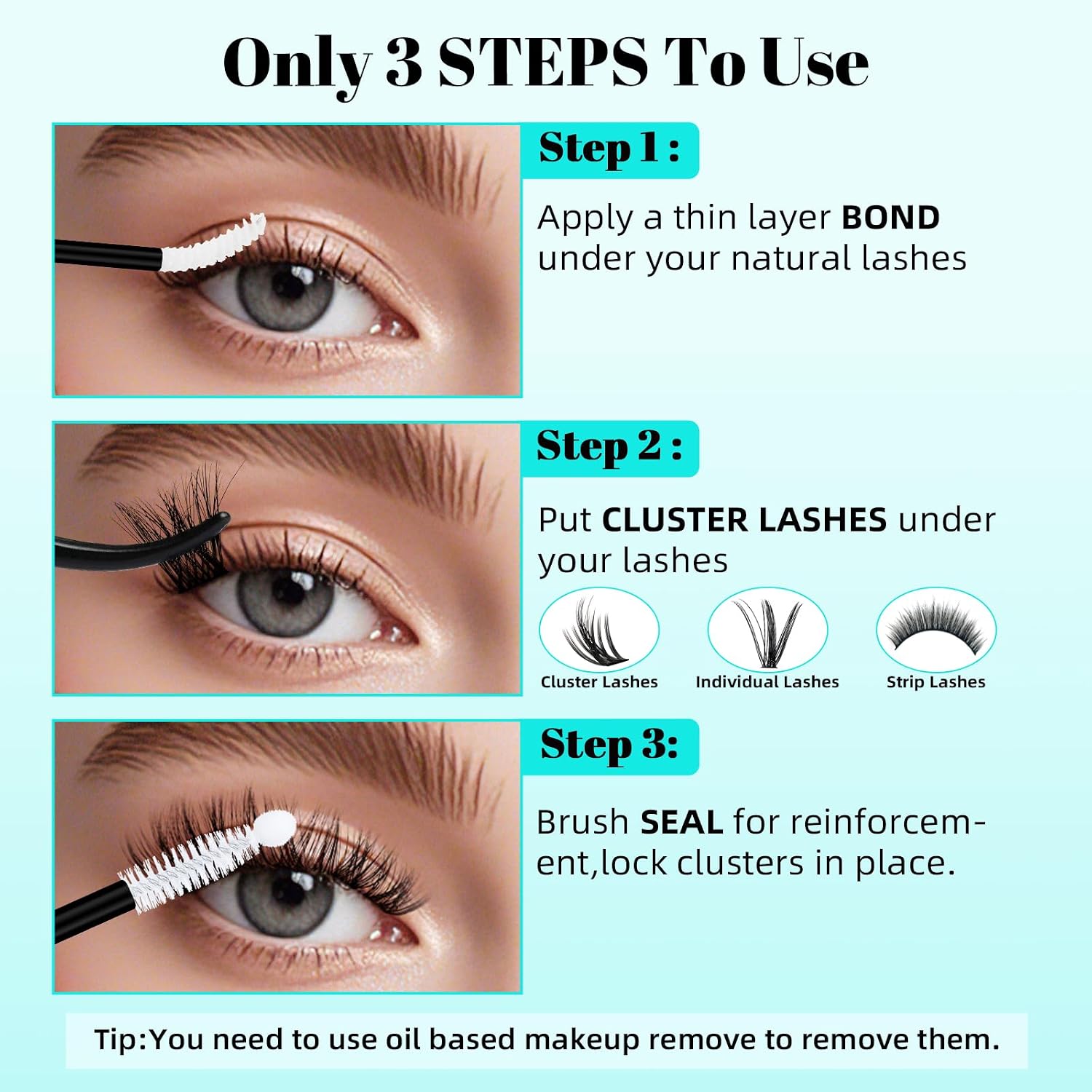 Lash Bond and Seal,Lash Glue for Eyelash Extensions,Eyelashes Clusters Lash Bond and Seal Waterproof 10ml,2 in 1 Eyelash Bond and Seal Long Lasting,Bond and Seal Lash Extensions Strong Hold(White)