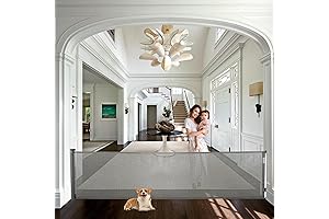 GCCSJ Retractable Baby Gate, Essential Safety Gate for Dogs