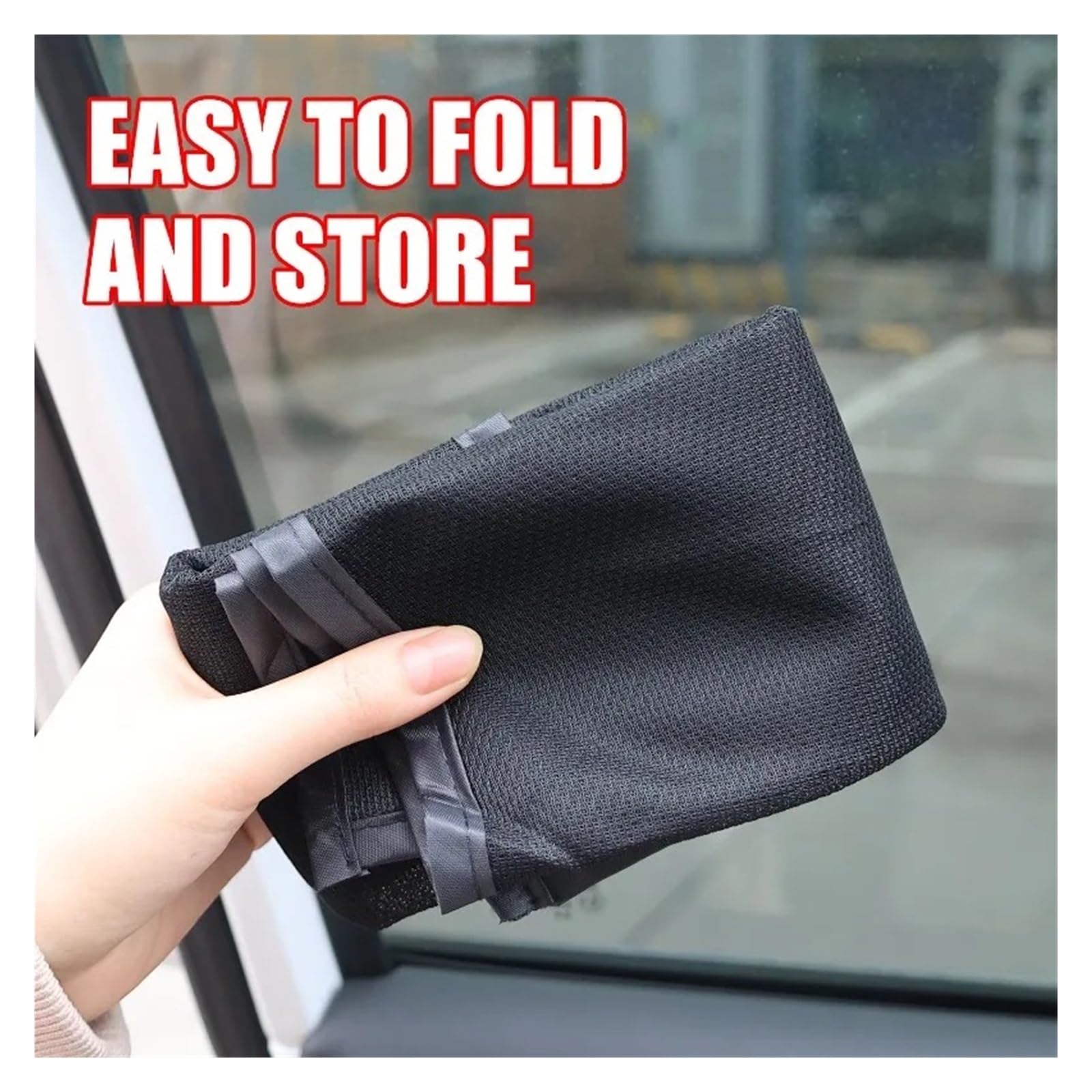 Parasol Tipo Paraguas Parasol Magnético para Coche Plegable Universal