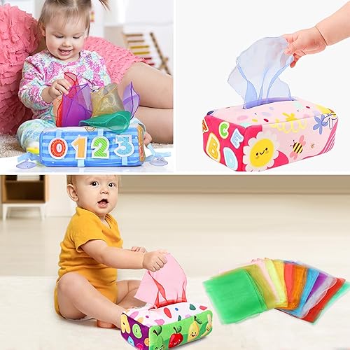 Miniatura 5 de CCINEE 12 bufandas de baile para niños, tocan música y movimiento, bufandas cuadradas de seda para niños en malabares, actividades de banda rítmica