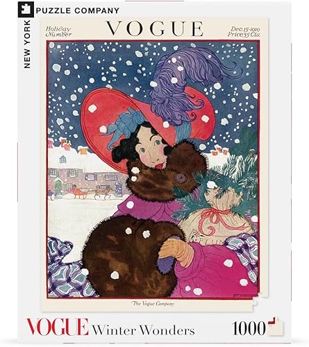 Miniatura 9 de New York Puzzle Company - Vogue Beaus and Bows - Rompecabezas de 500 piezas
