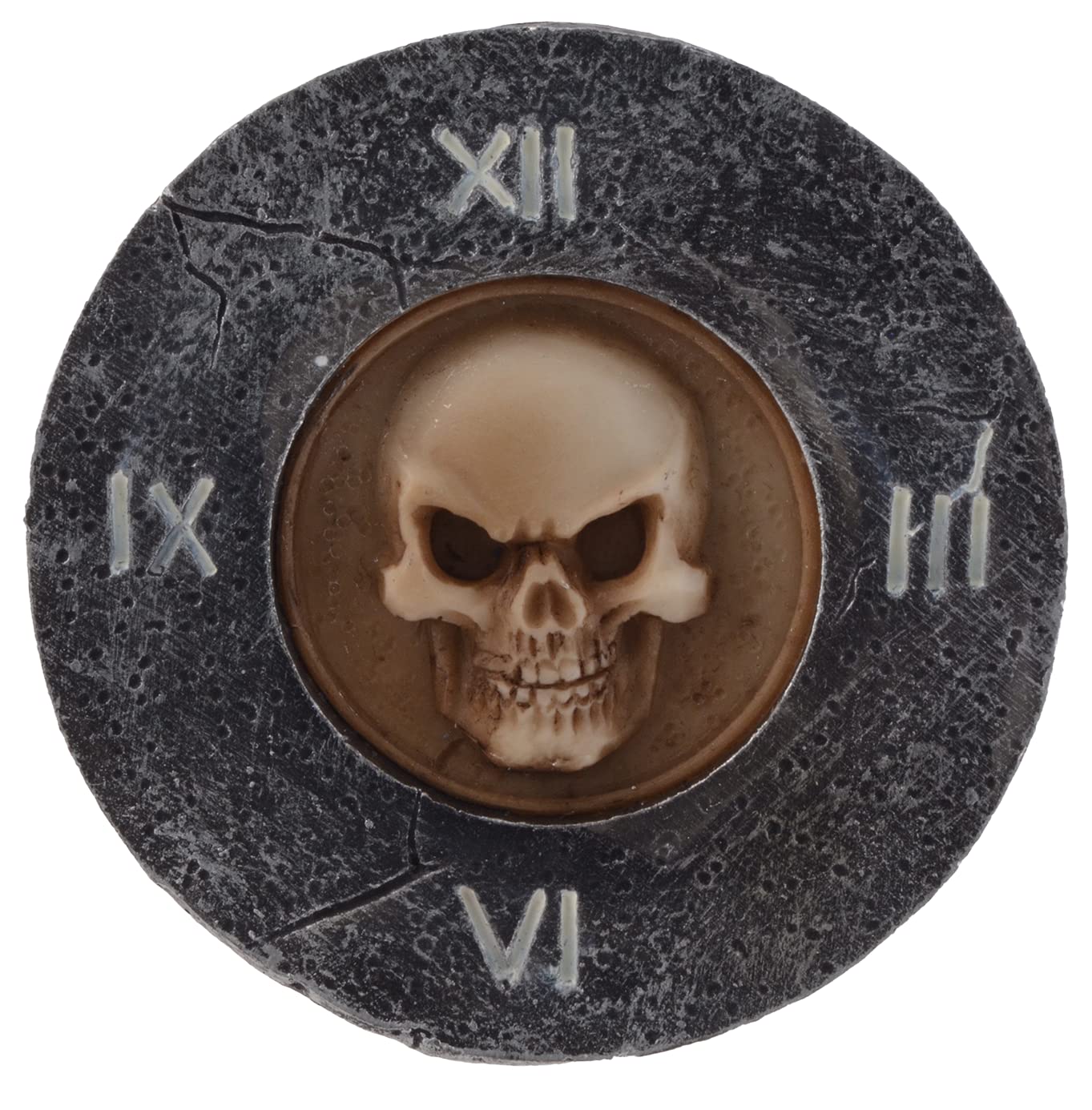 Memento Mori - Reloj de arena con calaveras