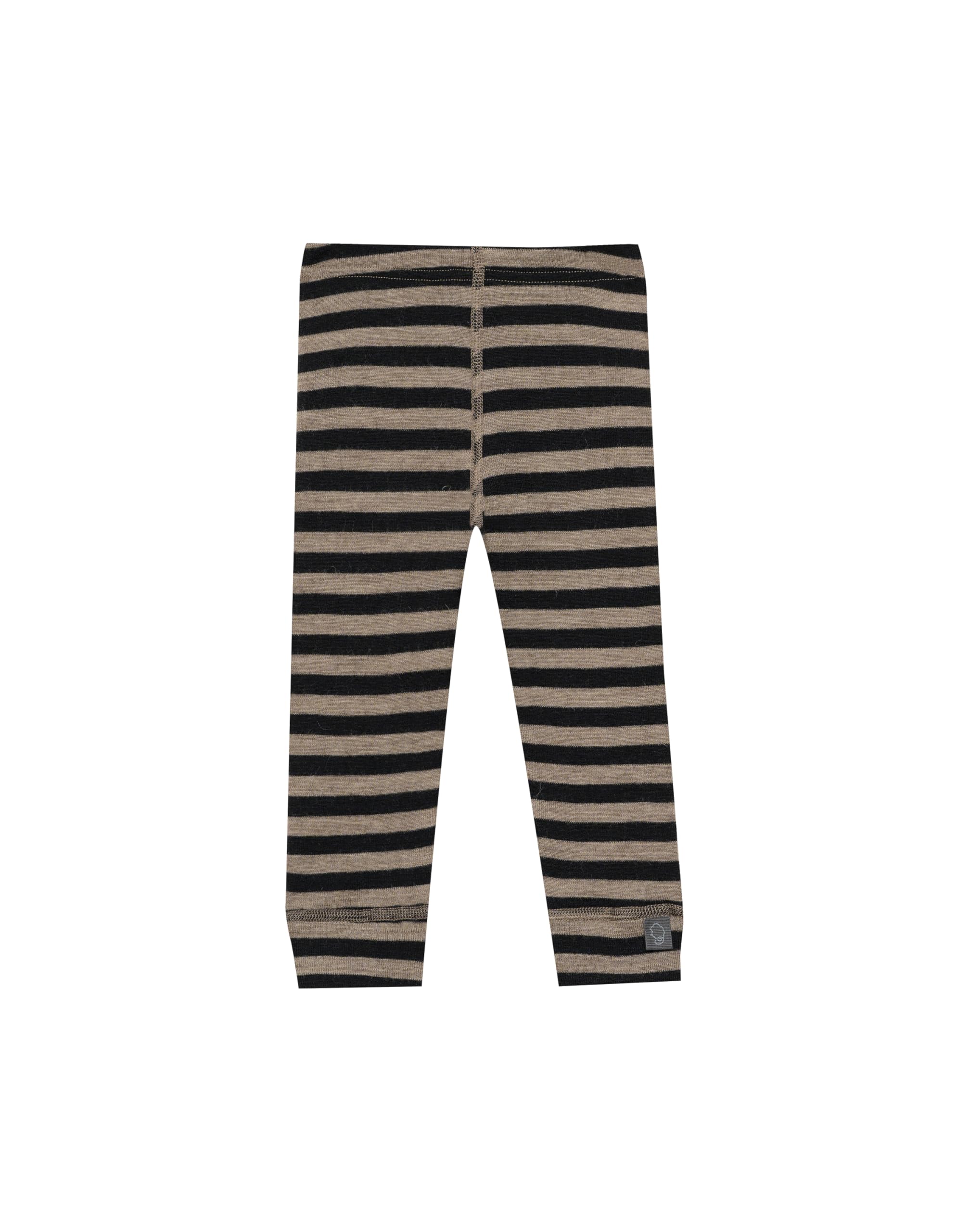 Dilling Baby Natural Merino Wool Leggings, coffee/black, 86