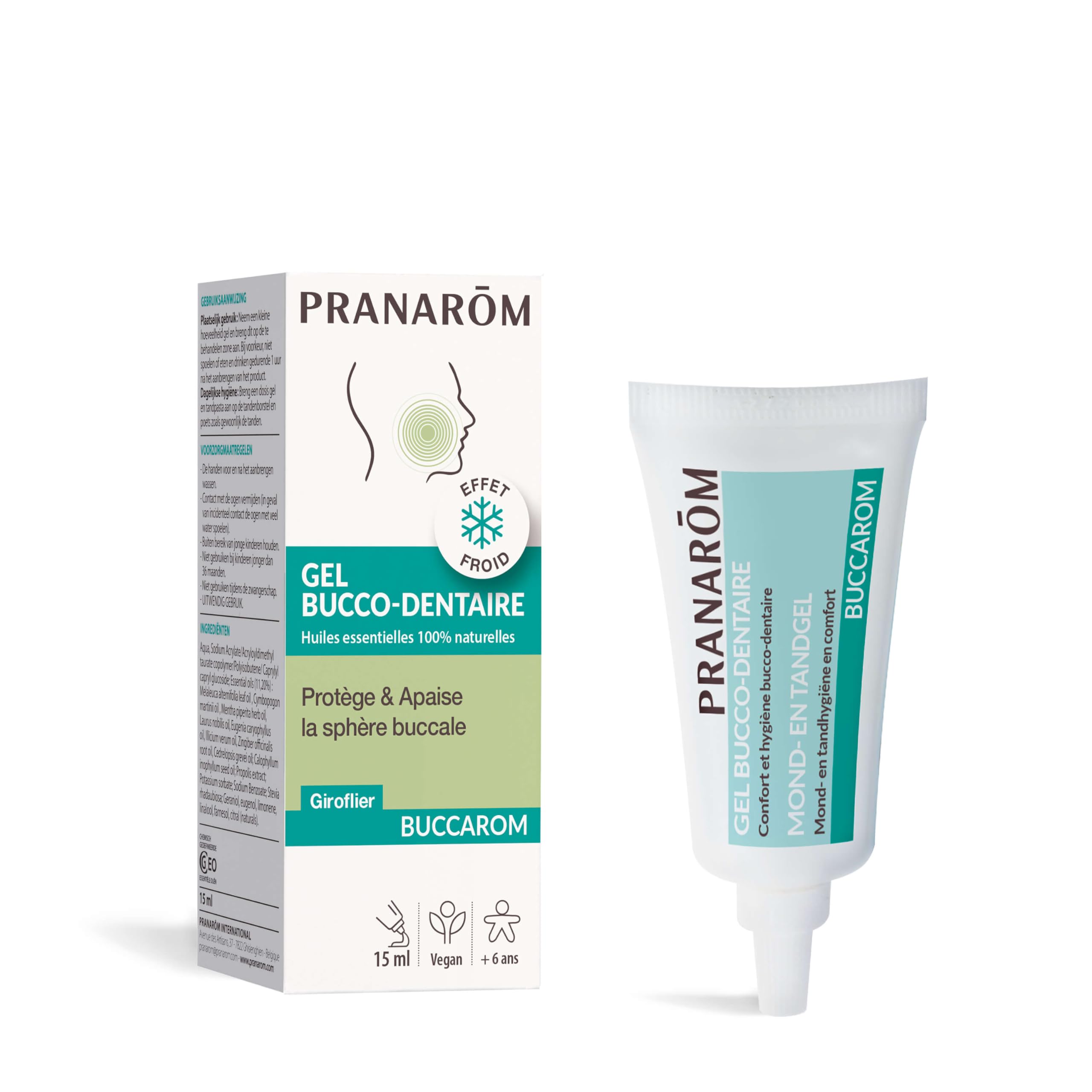 Pranarôm | Buccarom Gel | Confort Et Hygiène Bucco-​Dentaire Bio | Aux Huiles Essentielles Biologiques | 15 g