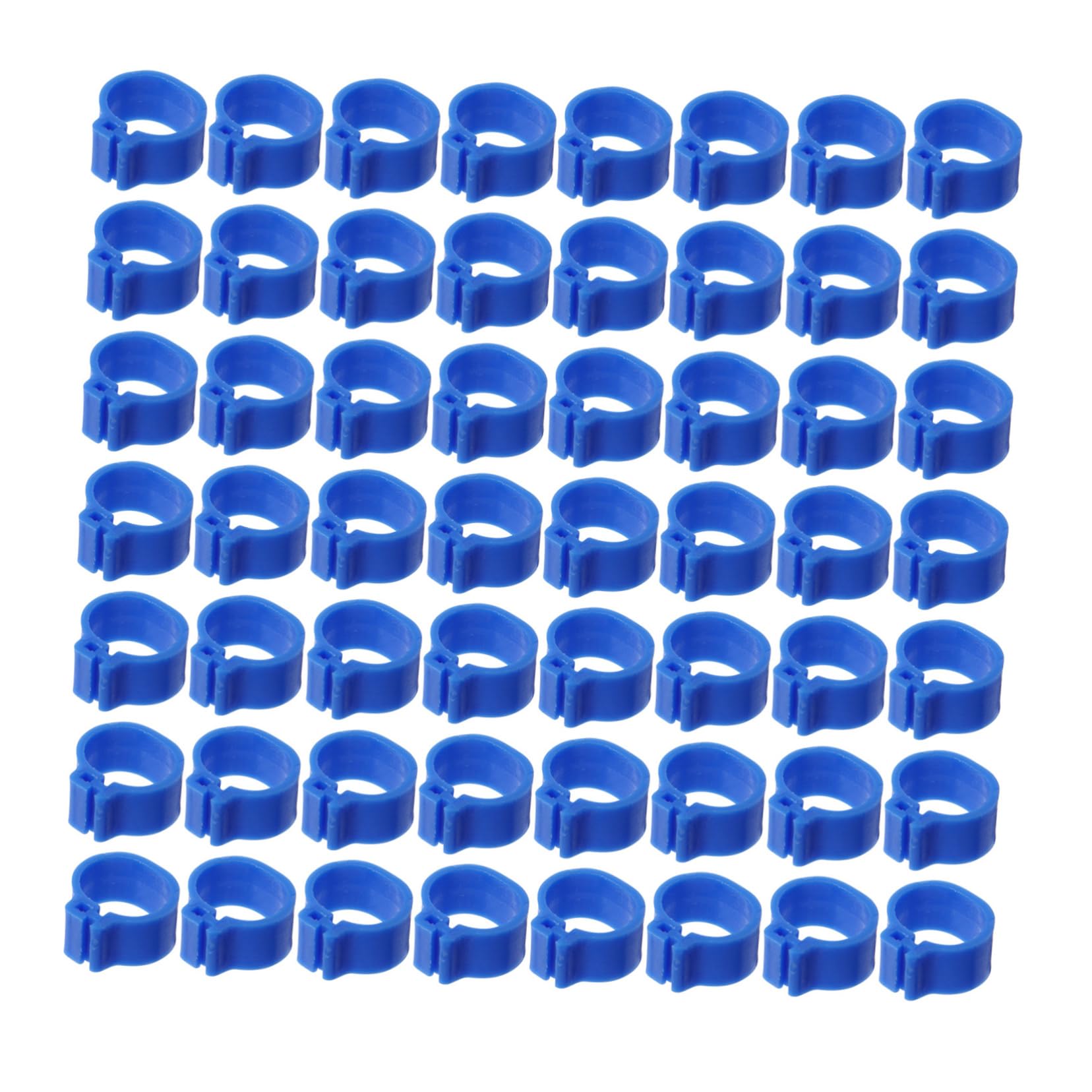Abaodam Tag for Legs 100 Pcs Plastic Foot Bands Poultry Foot Bands for Racing Birds