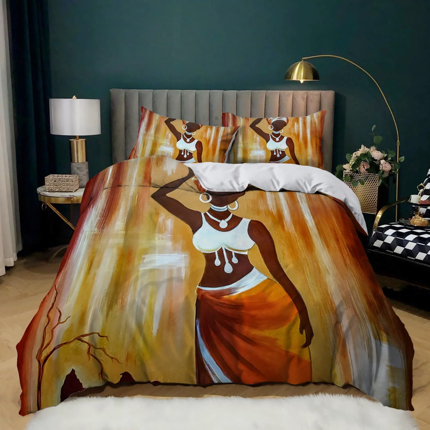 Housse de couette enfant et adulte style africain pour illuminer la décoration de votre chambre