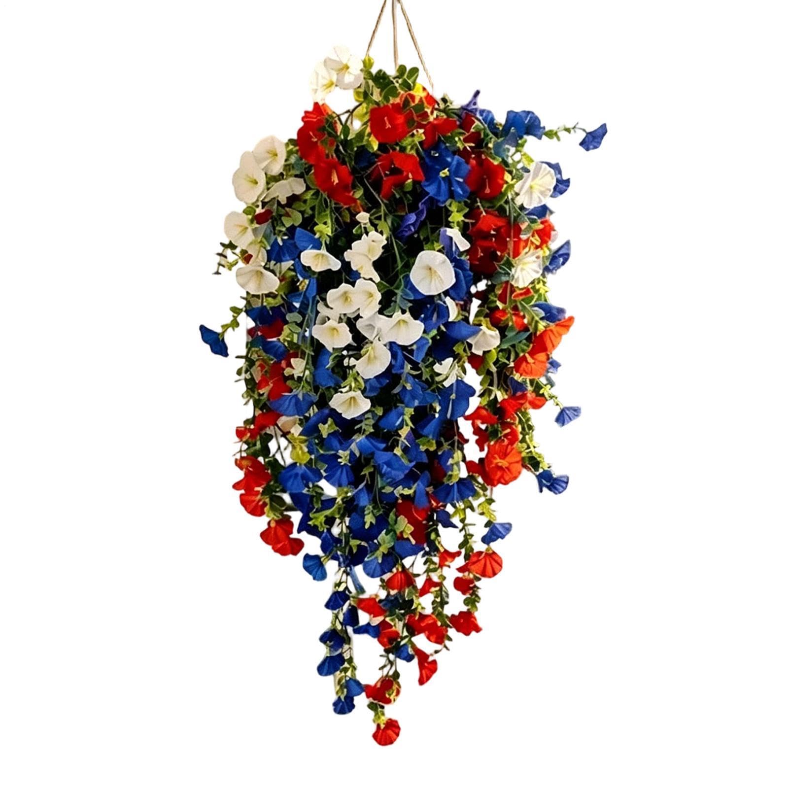 Flores artificiales para exterior jardín sin mantenimiento que decoran porches y ventanas
