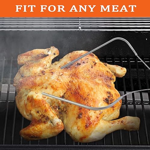 Miniatura 2 de Sondas de carne de repuesto para parrilla de pellets de madera Traeger, paquete de 2 sondas de termostato digital impermeables para barbacoa de alta