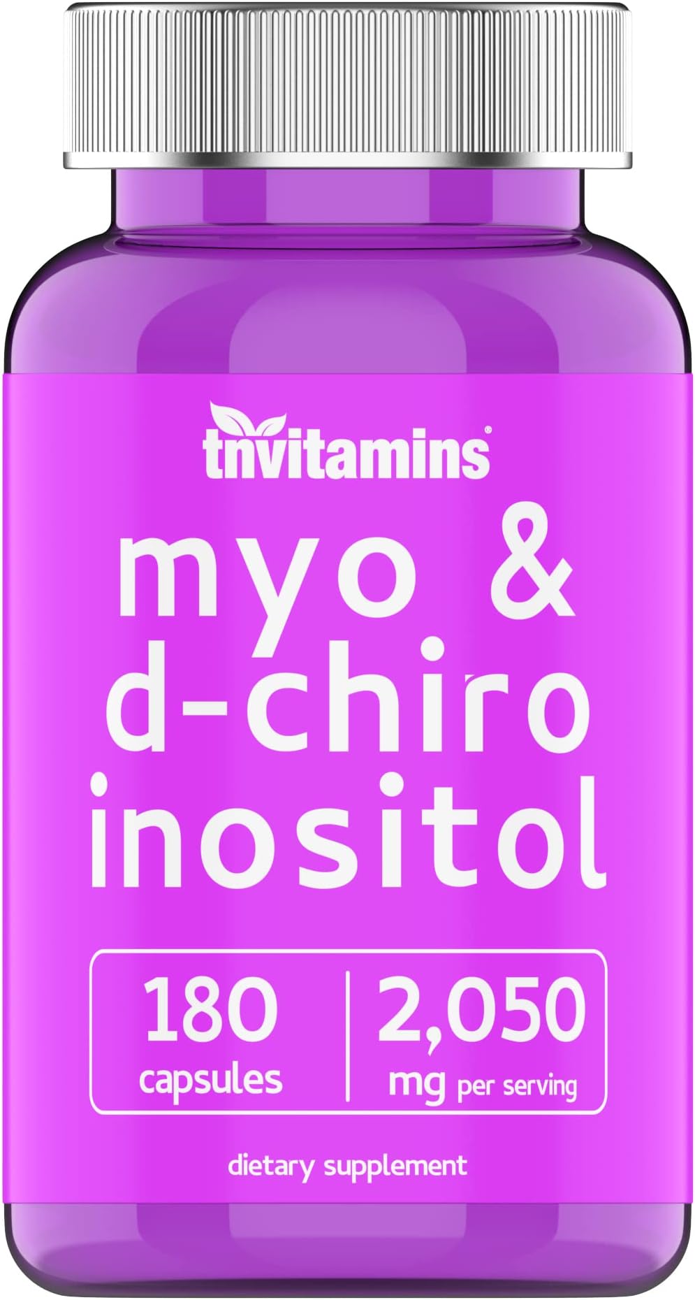 Myo Inositol & D-Chiro Inositol (2,050mg - 180 Capsules) | Hormone Balance for Women* | 40:1 Ratio | Ovulation, Ovarian, Menstruation & Fertility Support Supplement*