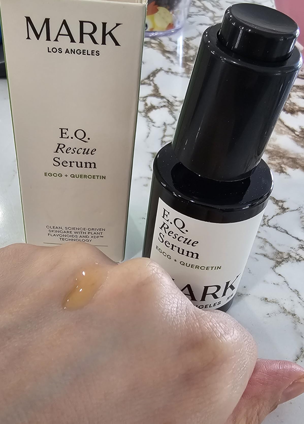 MARK Los Angeles Quercetin + EGCG Lightweight Face Serum | Skin Rescue Formula with Squalane and Advanced Botanical Antioxidants | Helps Reduce Redness & Blemishes | 5 ml