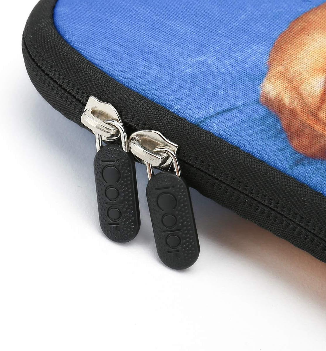 iColor 14 15 15.4 15.6 inch chromebook case Cover Bag Boys Laptop Handle Bag Computer Protect Case Pouch Holder Notebook Sleeve Neoprene Cover Soft Carrying Travel Case Cute Dog ICB-13 - Image 4