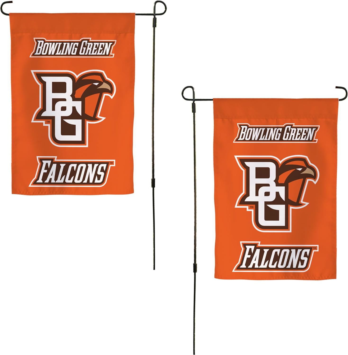 Desert Cactus Bowling Green State University BGSU Garden Flag – 19 x 12 Inch Bowling Green Falcons Banner, for Outdoor Display and Events (Design B)