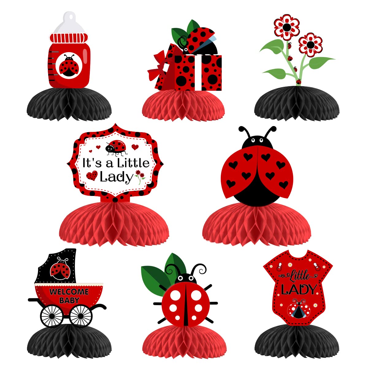 Kit 18 Colares De Joaninha - Acessórios Para Festas Infantis