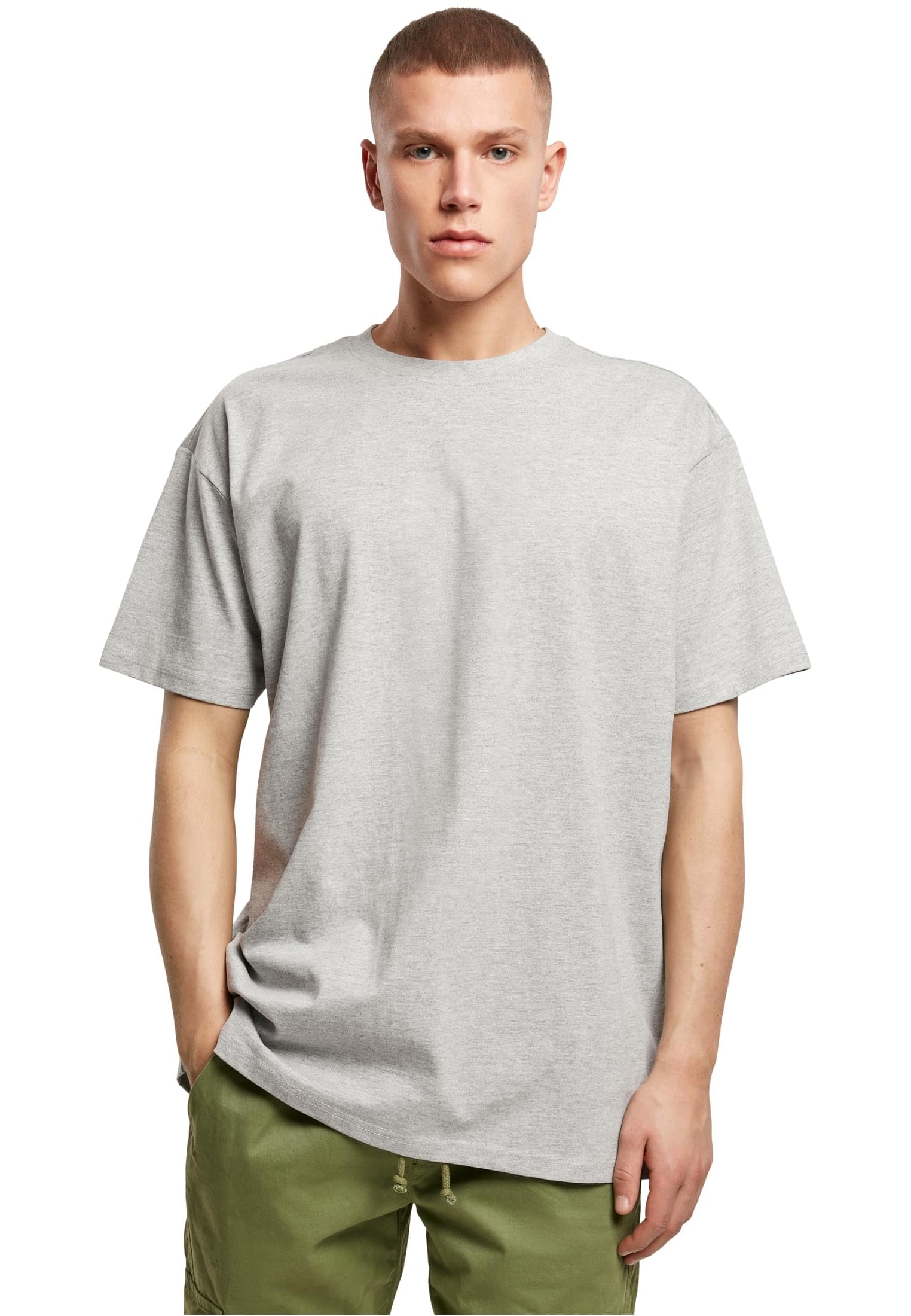 Build Your Brand Mens By102-heavy Oversize Tee T-Shirt, Sand, XS UK