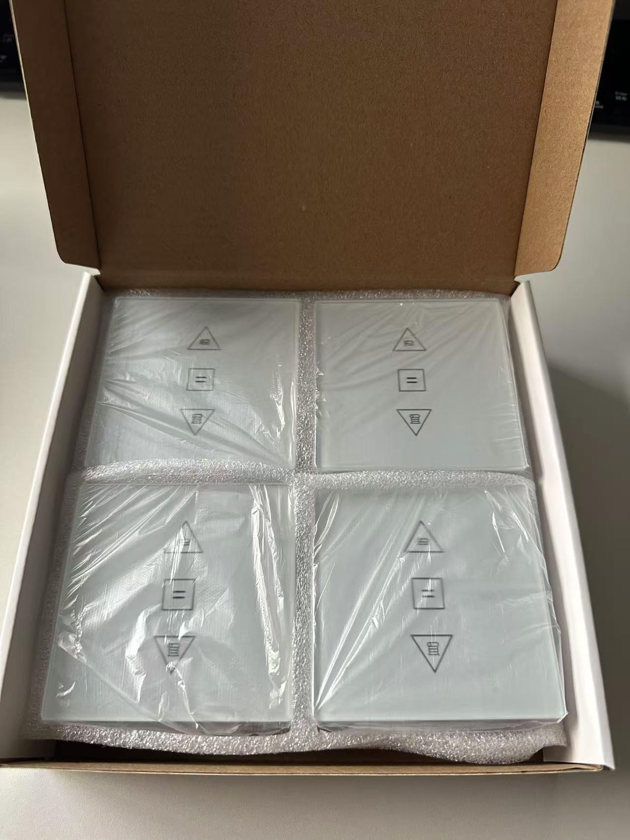 Rolladenschalter Unterputz,Wlan Jalousieschalter Kompatibel mit Alexa/Google Home/Smart Life App,86mm Rolladensteuerung Benötigt Nullleiter 4Pack
