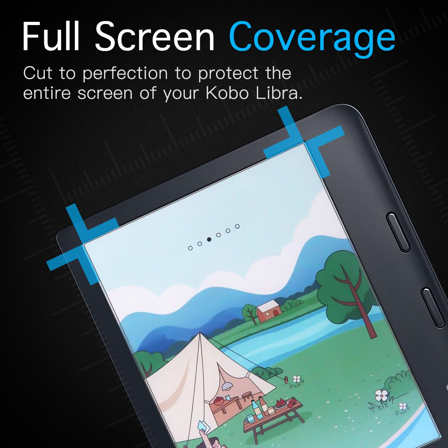 MoKo Lot de 2 Films de Protection Ecran pour Kobo Libra Colour 7 Pouces 2024/2025, Anti-Reflet Protecteurs PET Mat Couverture Complète Pet, Antireflet pour Kobo Libra 2 7" 2021, Compatible Coque