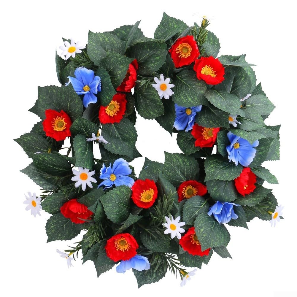 Guirnalda de flores minimalista con acabados limpios para pared