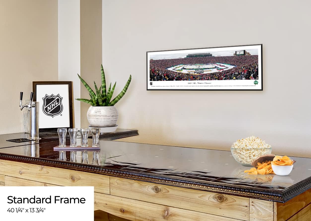 2019 NHL Winter Classic - Bruins vs Blackhawks - Panoramic Posters and Wall Décor by Blakeway Panoramas