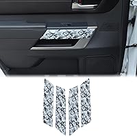 Vista 12 de Aunginsy Tira de Embellecedor para Puerta Interior Compatible con Toyota Tundra 2022+/Sequoia 2023+ Cubierta Decorativa Protectora para Manija