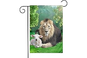 Lion and Lamb Figurine | Symbol of Peace and Hope | Intricate...