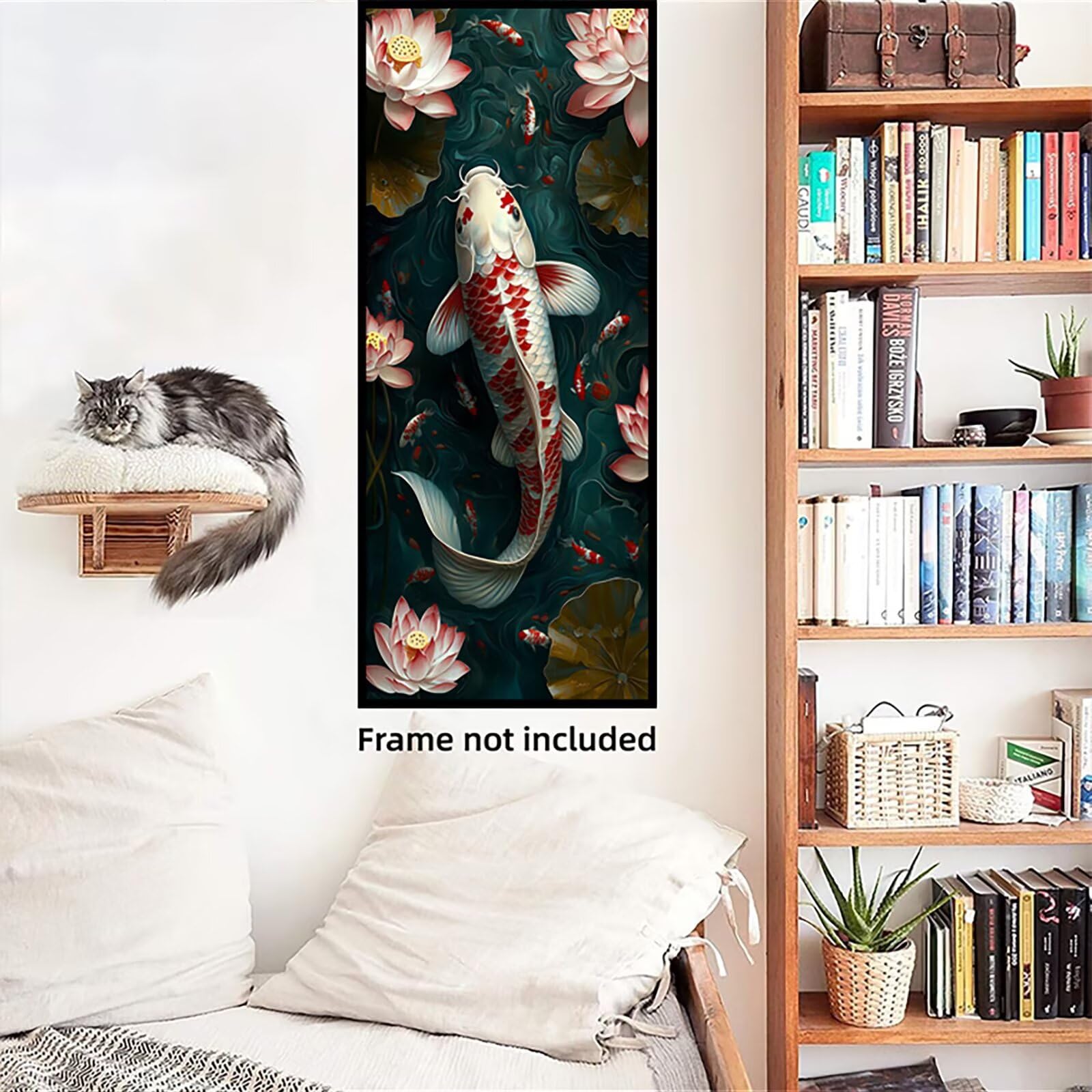 Dipingere Animali z numerami Adulti, Misura XXL 80 x 240 cm, Jin Guo Paint by Numbers Kit Principianti z 3 Penne, Zestaw Fai Da Te, Hobby Creativi Adulti Prezent Donna Decorazioni, (Senza Cornice) P0M