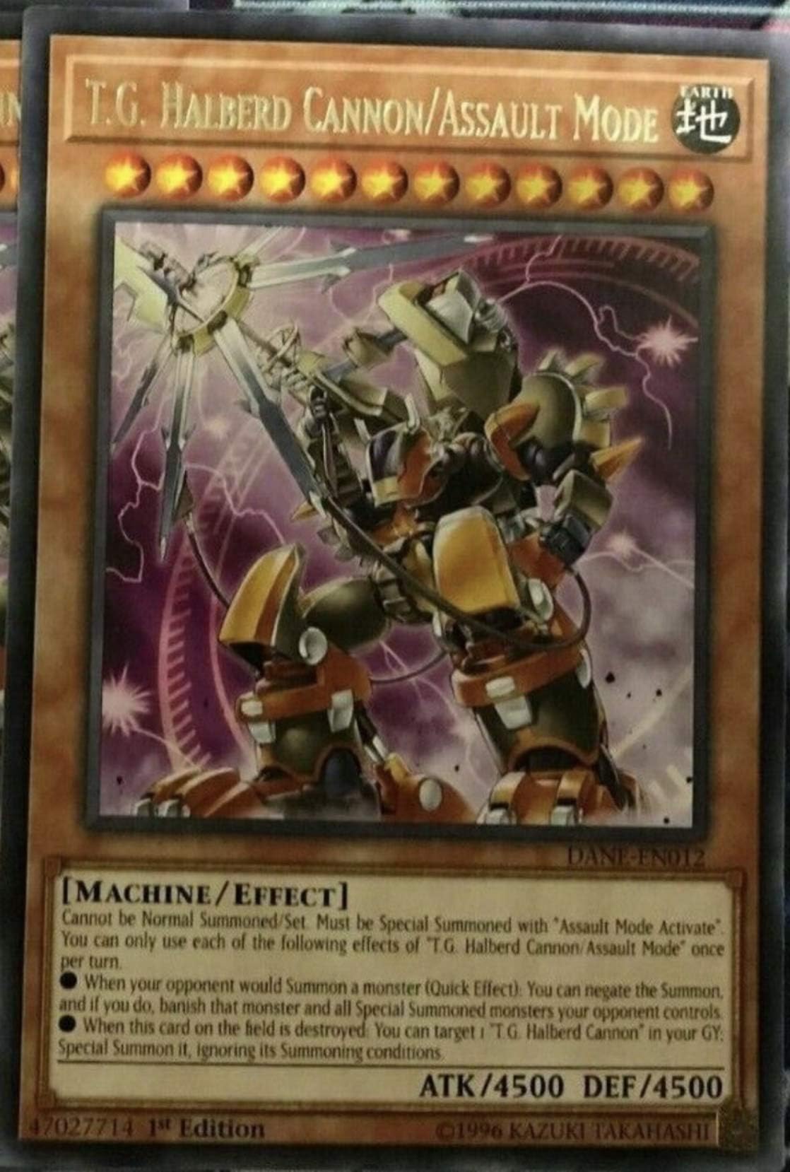 T.G. Halberd Cannon/Assault Mode - DANE-EN012 - Rare - 1st Edition - NM/M