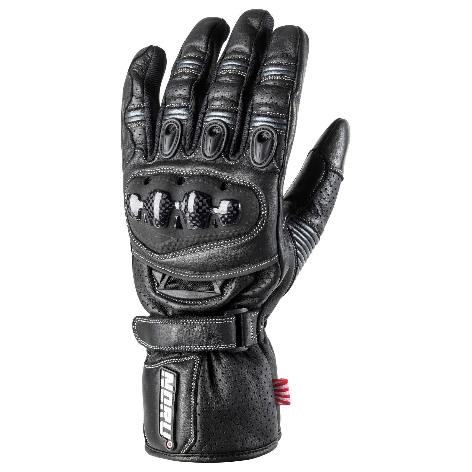 Noru Sokudo Leather Racer-Style Gauntlet Glove