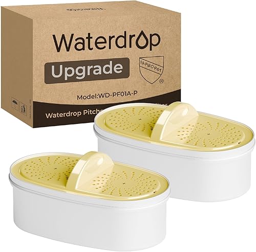 Waterdrop - Filtros de repuesto certificados NSF 53 & 42 y 372, para todas las jarras y dispensadores de Waterdrop que reducen PFAS, PFOAPFOS, disponible en Yaxa Colombia