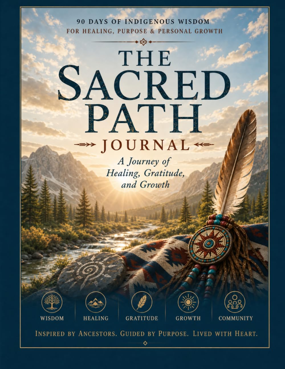 The Sacred Path - Journal: A Journey of Healing, Gratitude, Growth.
