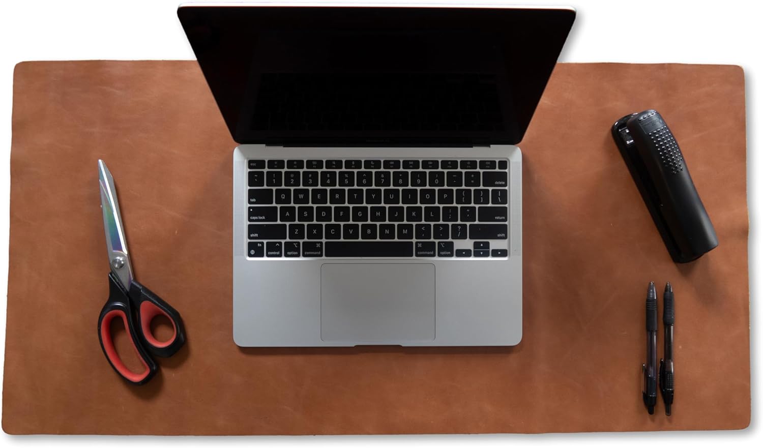 Genuine Leather Desk Pad, Office Desk Mat, Large Desk Blotter, Desk Protector, and Mouse Pad – 31.5" x 15.75" (1.8-2.0 mm) Tan, Waterproof, Premium Quality for Desk Surface Protection and Comfort