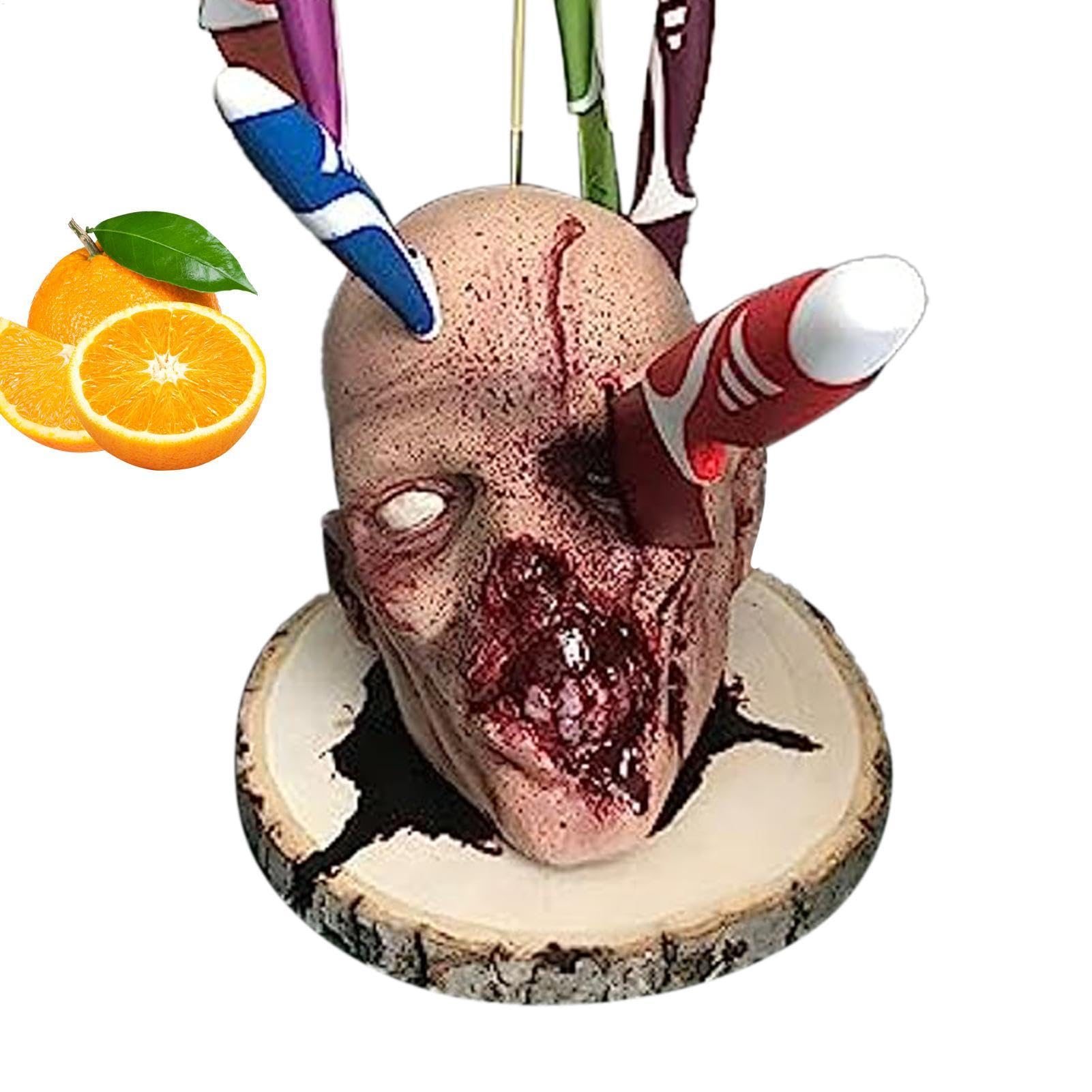 Porte-ustensiles Halloween pour ranger un plan de travail encombré avec un style unique