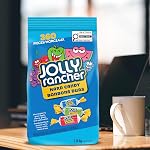 TWIZZLERS & JOLLY RANCHER Variété de gummies mal adaptées – 160 Compte, 1.9 kg, Mélange de bonbons individuellement enrobé pour sacs cadeau et partage