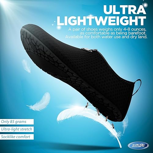 Miniatura 5 de SIMARI - Zapatos de agua para mujer y hombre, para natación, playa, agua, secado rápido, para yoga, surf, exteriores, SWS001