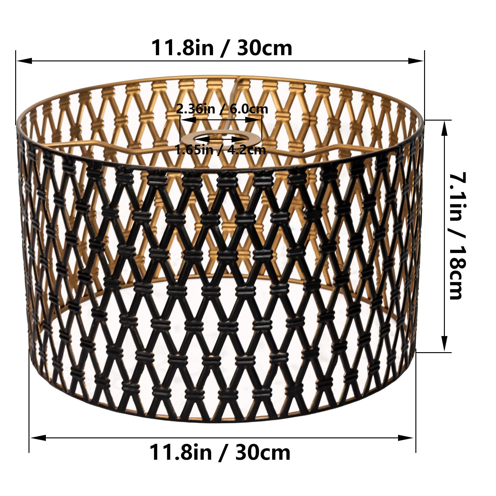 Klosz, klosze lampy Geometryczny design, E27 E14 abażur do lampy sufitowej lampy stołowej