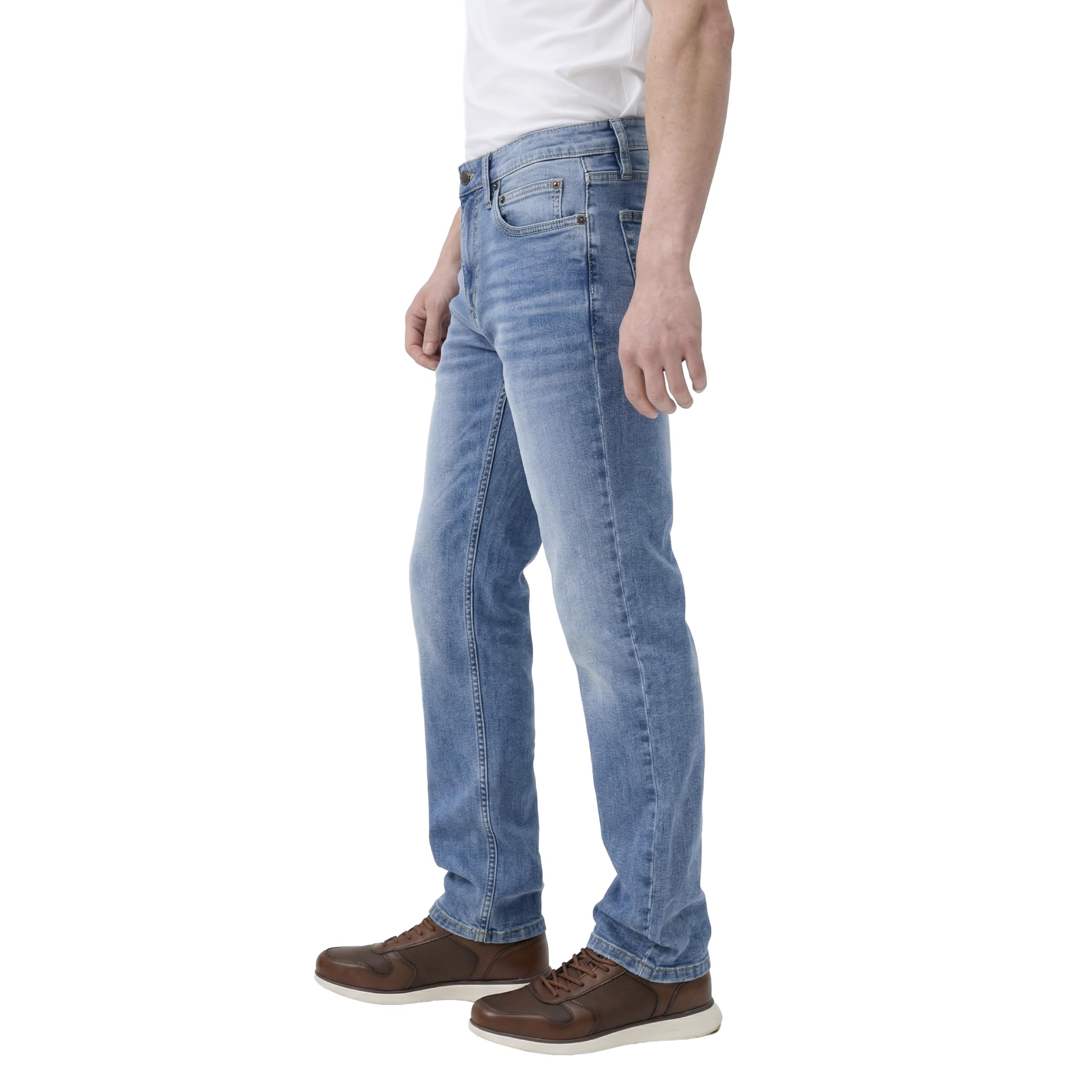 Jean d'automne à jambes droites ample et mince pour homme - Urban Sapes