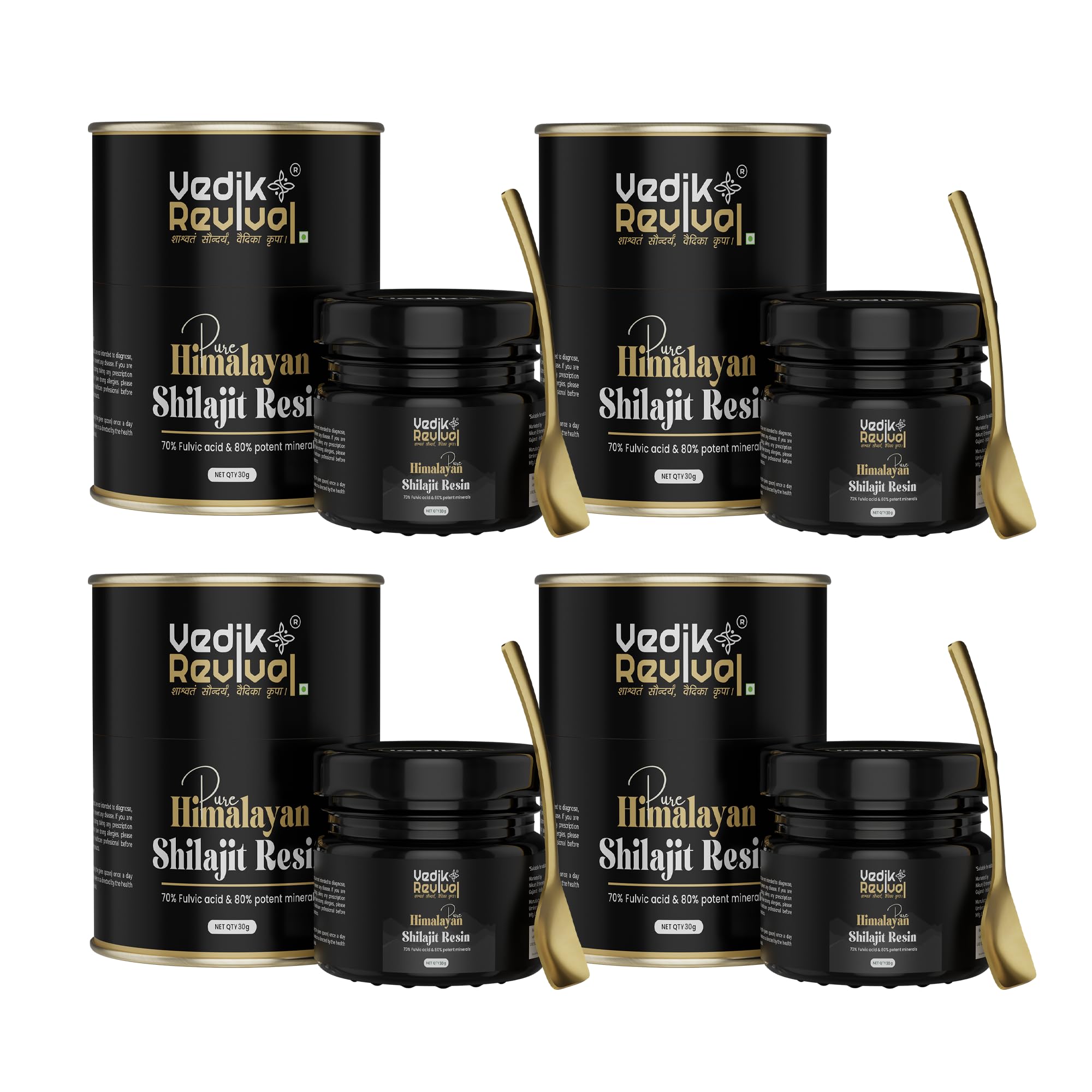 Vedik Revival Pure Himalayan Shilajit Resin - Natural Rems for Endurance & Stamina - Organic Benefits with pure shilajit 30 gm (3) (B0D83M8HGK) Amazon Price History, Amazon Price Tracker
