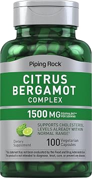 Piping Rock Citrus Bergamot Supplement | 100 Extract Capsules